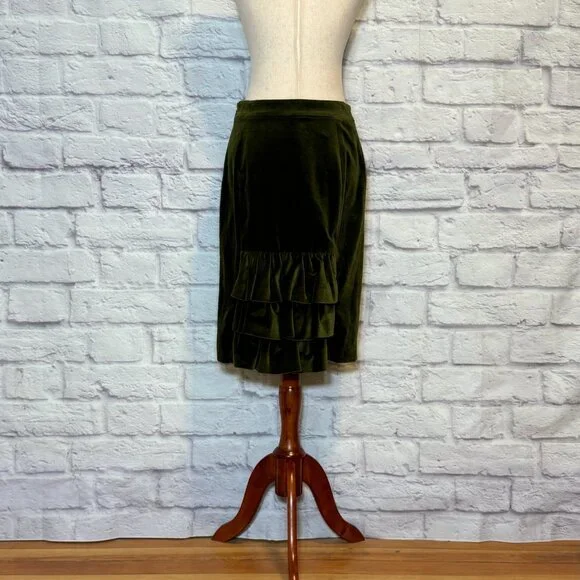 vipsport gr plus size khaki skirt in spanish
